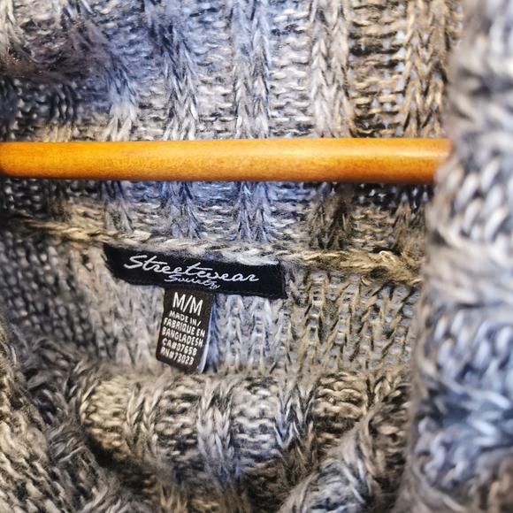 Streetwear Society Gray Cowl Neck Sweater - Picture 3 of 6